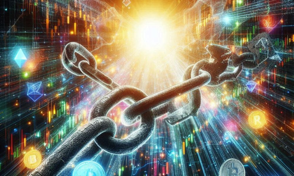 Correntes quebradas, código luminoso, ativos digitais crescendo, liberdade financeira global