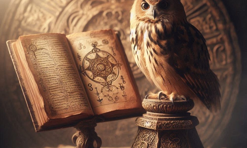 Sabedoria milenar e análise de dados para multiplicar seu capital hoje. uma coruja um livro e um ped (2)