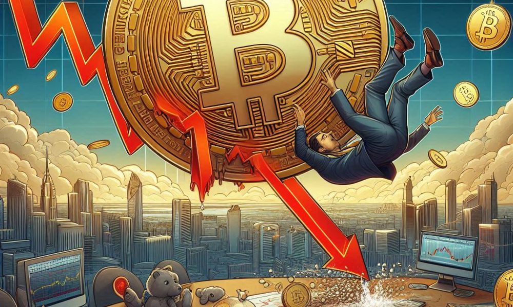 bitcoin, oscilação, queda mercados